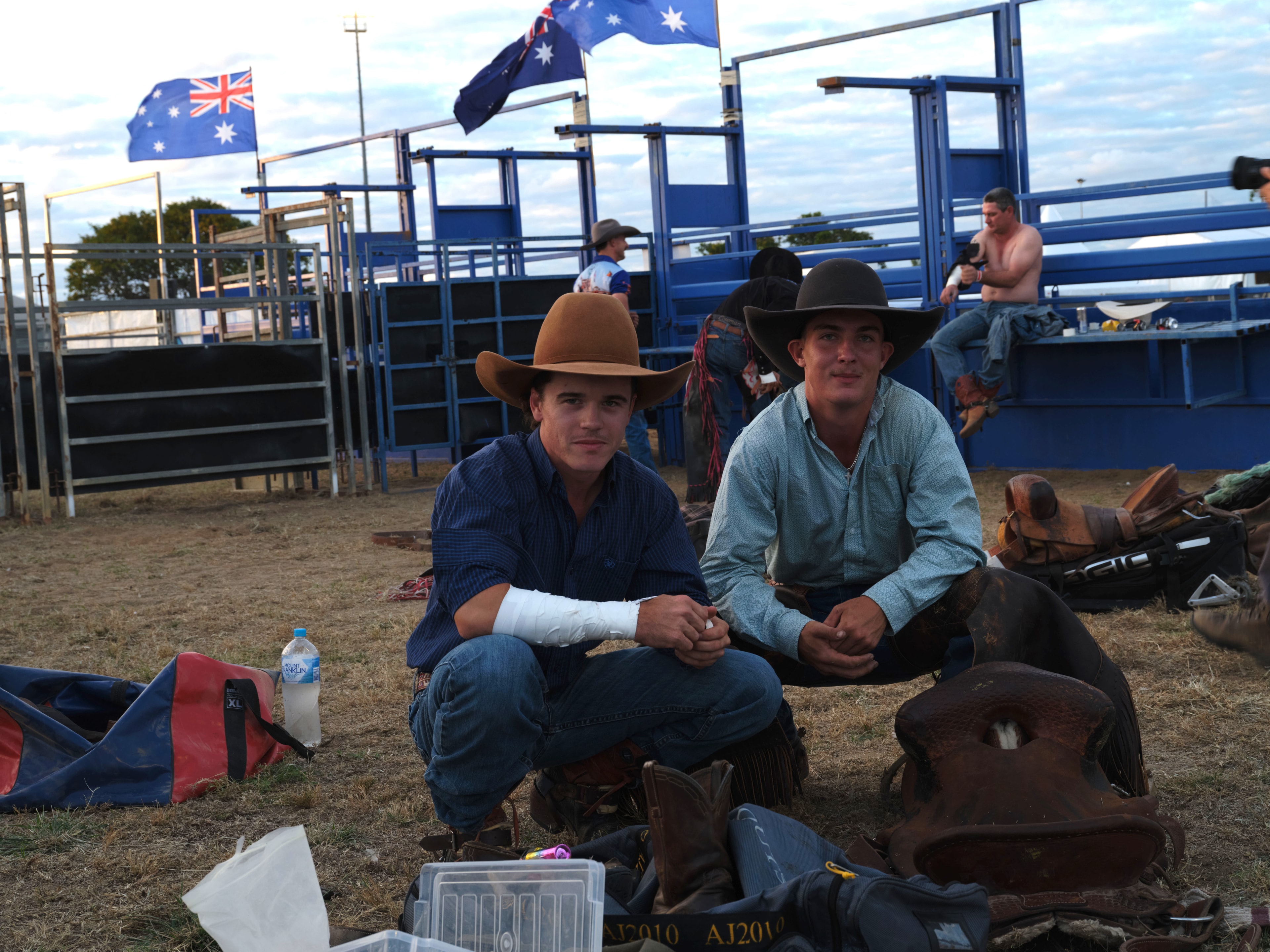 Behind the scenes, rodeo — Queensland