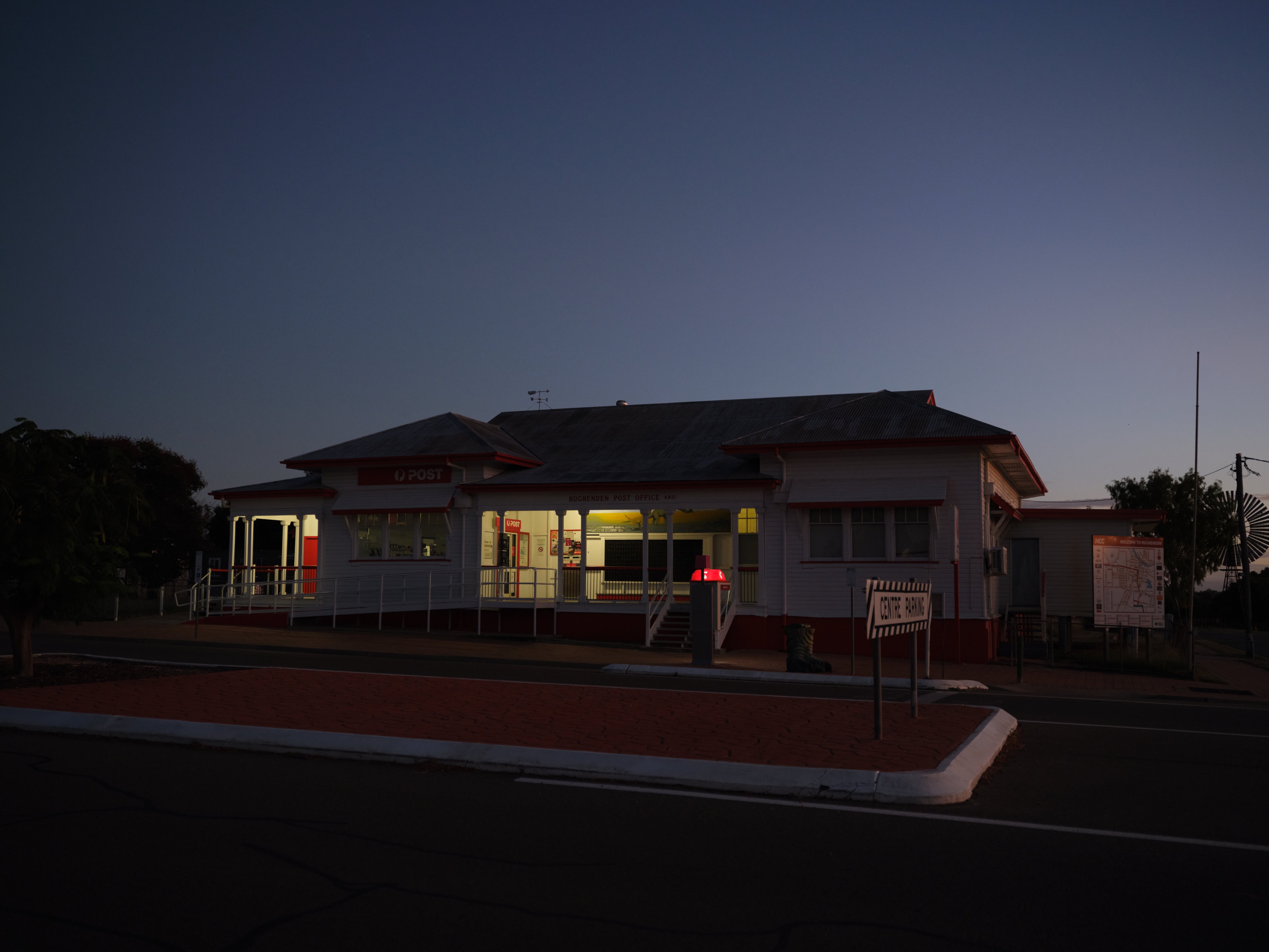 Town centre at sunrise — Queensland
